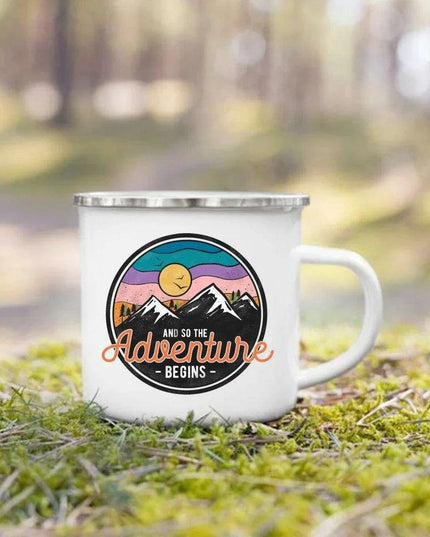 Nature's Adventure Enamel Mug: The Essential Companion for Outdoor Lovers