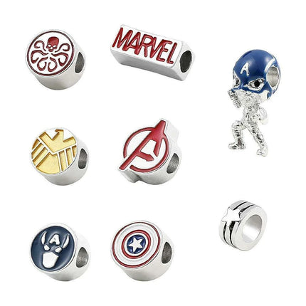 Marvel Superhero Charm Bracelet DIY Kit - Unleash Your Creativity with Avengers-Inspired Designs