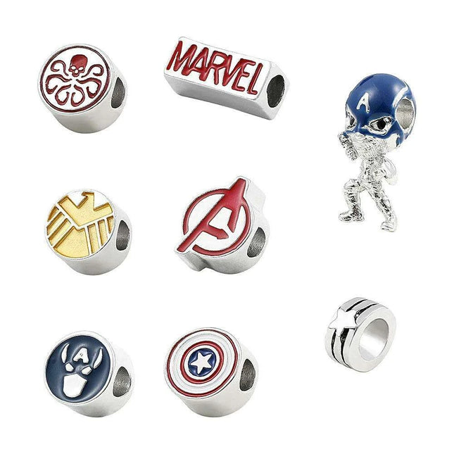 Marvel Superhero Charm Bracelet DIY Kit - Unleash Your Creativity with Avengers-Inspired Designs