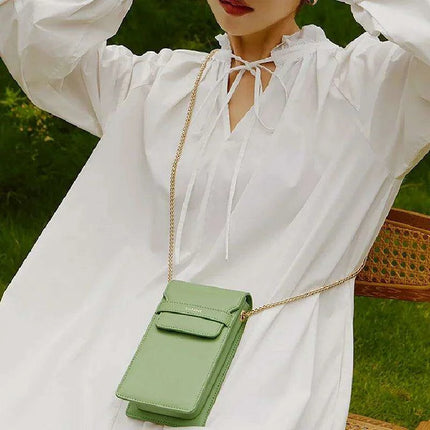 Candy Color Genuine Leather Women's Mini Crossbody Bag - ZOOLER DAPHNE Style #3043