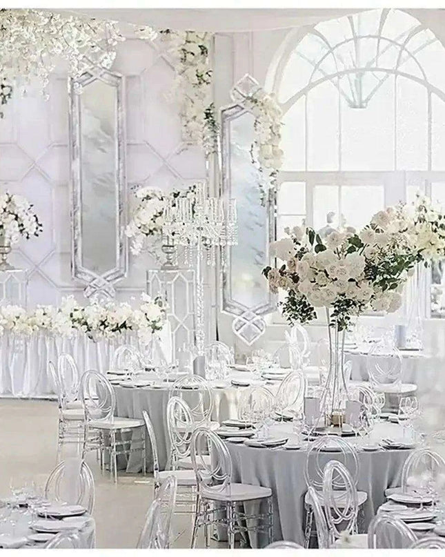 Sophisticated 20-Piece Clear Acrylic Chair Collection for Events