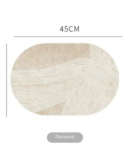 Sophisticated Oval Leather Dining Placemats Set with Heat Resistance and Non-Slip Design - Perfect for Every Meal