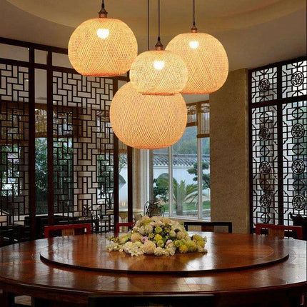 Artisan Bamboo Chandelier - Transform Your Space with Handcrafted Radiance