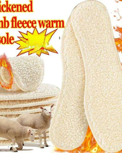 Cozy Natural Lamb Wool Insoles for Ultimate Warmth and Comfort