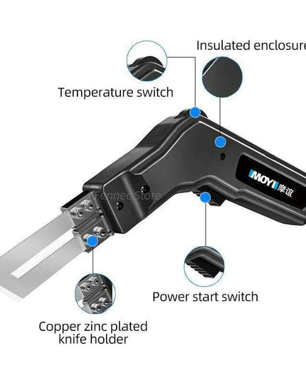 Adjustable Temperature Electric Fabric and Foam Cutter with Universal Plug Compatibility