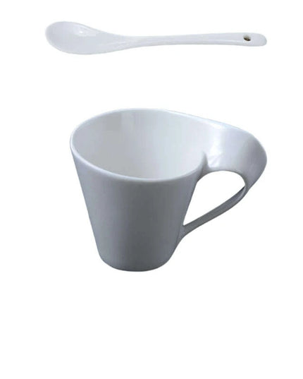 Chic European Espresso Mug Collection with Spoon and Holder for Home & Kitchen