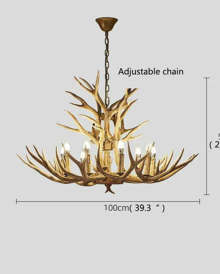 OUTELA Elegant Nordic LED Chandelier for Stylish Dining and Hallway Lighting