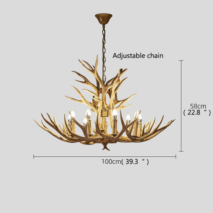 OUTELA Elegant Nordic LED Chandelier for Stylish Dining and Hallway Lighting