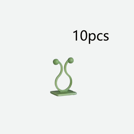 Self-Adhesive Plant Climbing Wall Clips — Leaf-Shaped Vine Fixers, 10pcs