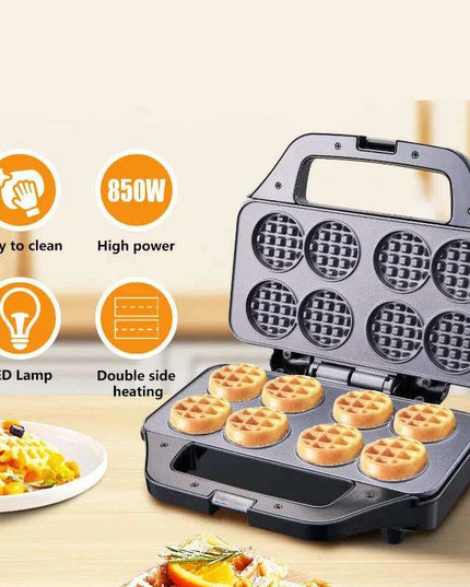 Compact Electric Waffle Maker for Quick and Tasty Treats