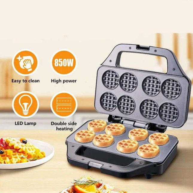 Compact Electric Waffle Maker for Quick and Tasty Treats