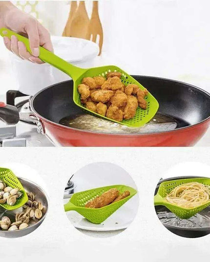 Colorful Slotted Skimmer Spoon - Essential Kitchen Tool for Every Chef