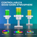 Gamerwave RGB USB Condenser Mic with Noise Cancellation and Colorful Lighting