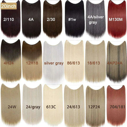 Glamorous Transformation: Discover the Magic of Invisible Wire Hair Extensions