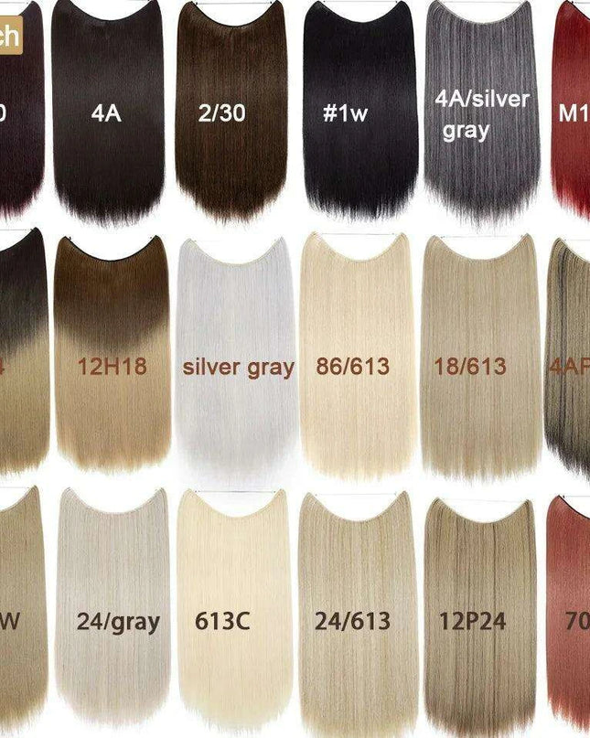 Glamorous Transformation: Discover the Magic of Invisible Wire Hair Extensions