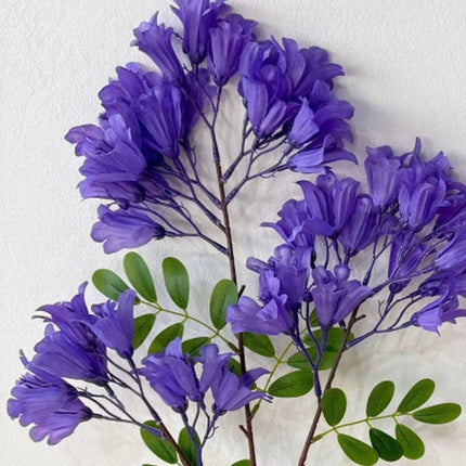 Shop1105184570 Artificial Jacaranda Branch - Faux Purple Flowers, Dura