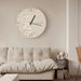Celestial Radiance Illuminated Wall Clock - Timeless Art Piece for Home and Dining