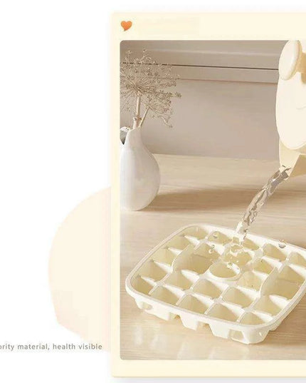 Premium Double Layer Ice Cube Maker - Food Safe Ice Storage Solution