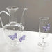 Charming Chinese Butterfly Teapot and Glassware Set for Tea and Cocktails