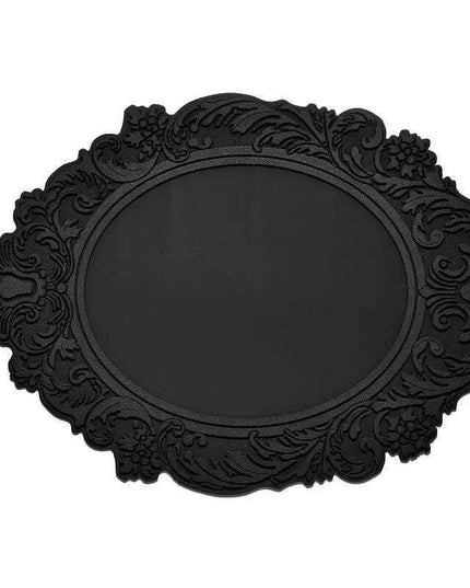 Elegant Embossed Flower Silicone Placemats - Enhance Your Dining Experience