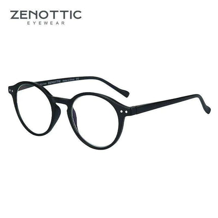 ZENOTTIC 2024 Retro Blue Light Blocking Reading Glasses - Chic Eyewear for Eye Protection and Better Sleep