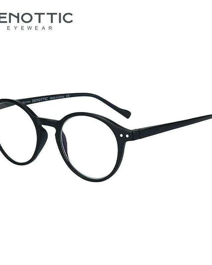ZENOTTIC 2024 Retro Blue Light Blocking Reading Glasses - Chic Eyewear for Eye Protection and Better Sleep