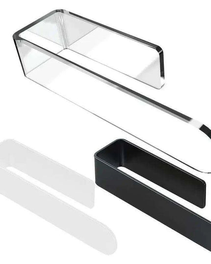 Modern Self-Adhesive Acrylic U-Shaped Towel Rack for Stylish Bathroom and Kitchen Storage