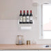 Rustic Wall-Mounted Organizer with Towel Rack and Shelf Storage