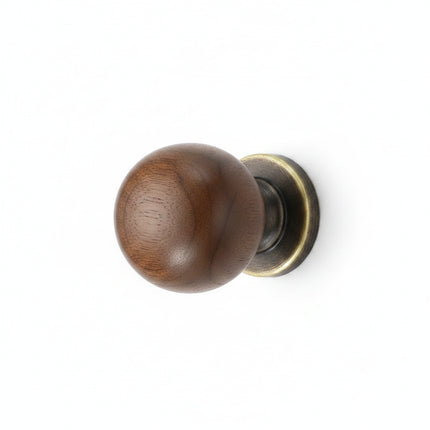 Classic Elegant Brass and Wooden Cabinet Wardrobe Door Handle Ancient