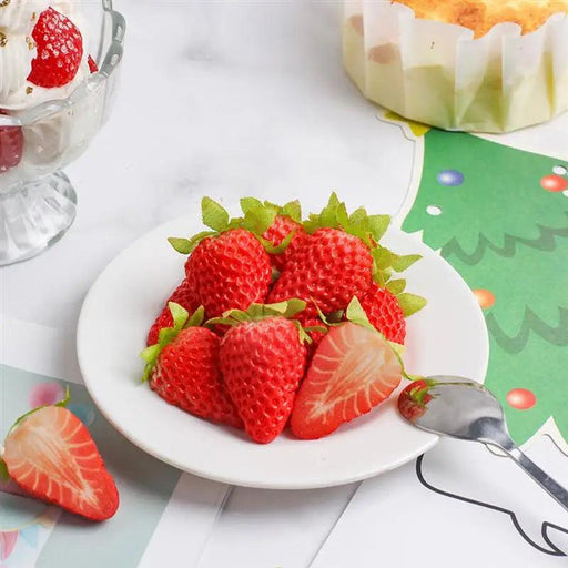 Charming 10-Piece Realistic Strawberry Home Decor and Craft Set