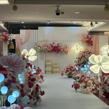LED decorative luminous peony flowers, wedding road guide, white silk decoration, for wedding party birthday home decoration led-decorative-luminous-peony-flowers-wedding-road-guide-white-silk-decoration-for-wedding-party-birthday-home-decoration-1