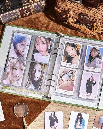 Retro 3D Kpop Memory Vault | A5 Elegant Card Holder Album