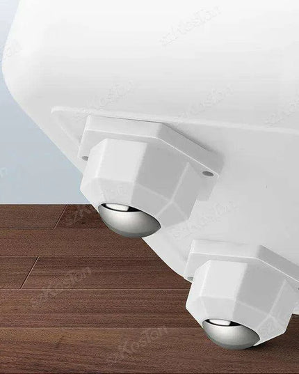 Versatile 360° Mini Swivel Caster Wheel Set - 4Pcs Stainless Steel & Nylon Adhesive Furniture Movers