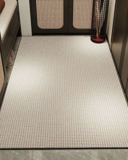 Luxury Quick-Dry Anti-Slip Linen Doormat for Enhanced Safety and Style