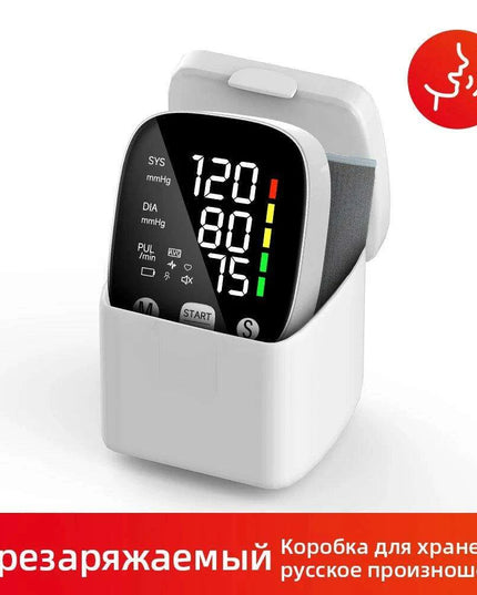 Revolutionary Multilingual LED Wrist Blood Pressure Monitor - Your All-in-One Health Assistant