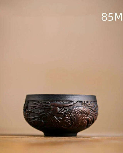 Handcrafted 85ML Jianshui Purple Pottery Tea Set