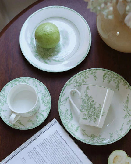 Elegant Lily of the Valley Porcelain Dining Set