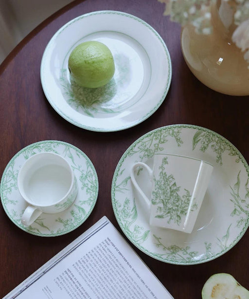 Lily of the Valley Floral Porcelain Dinner Set