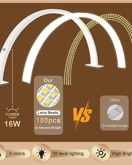 U-Shaped LED Nail Salon Lamp for Enhanced Beauty and Eye Comfort