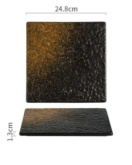 Elegant Japanese Square Platter for Stunning Culinary Presentations