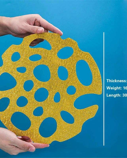 Japanese Elegance Circular Serving Tray - Sophisticated Sushi Display for Luxurious Dining