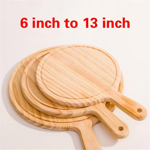 Elegant Rustic Pizza Serving Board and Premium Stone Baking Tray Combo - Must-Have Kitchen Essential