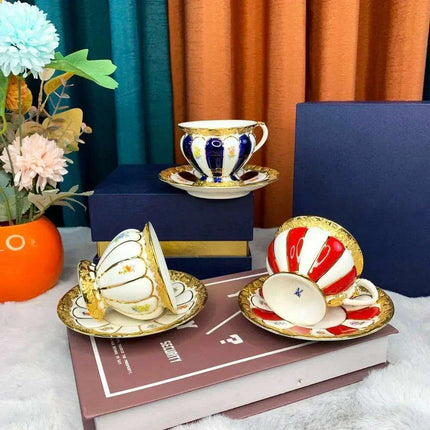 Elegant Bone China Tea Set for Luxurious Gatherings