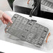 Elegant Multi-Purpose Plastic Tea Serving Tray with Handles for Home and Dining Use