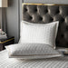 Luxurious Multi-Functional Plaid Bedspread - Elegant Euro-Style Quilted Coverlet for All Season Comfort