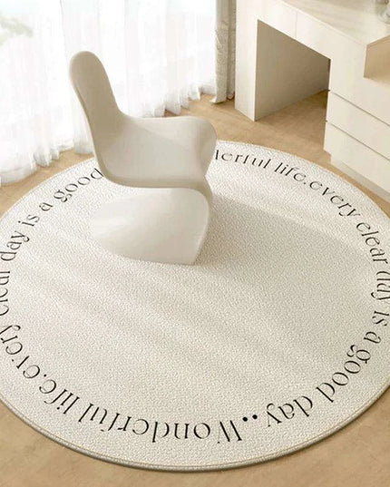 Luxurious Circular Floor Rug with High Absorbency, Tailored Sizes for Versatile Use