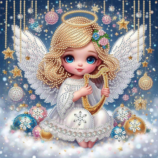 Enchanting Angel 5D Diamond Painting Set - Dazzling DIY Home Decoration