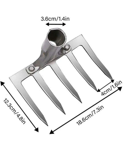 Durable Carbon Steel Gardening Rake Set for Effective Soil Preparation and Weeding