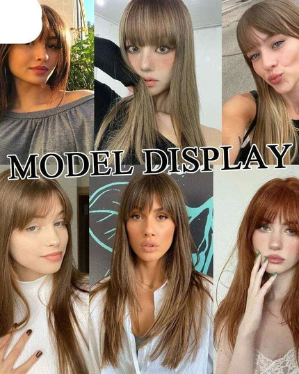 Bangs & Volume: Clip-In Hair Topper for Instant Transformation