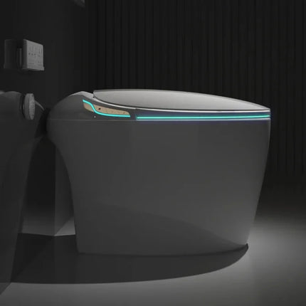 Light Oxygen Smart Toilet Bidet - Auto Open/Close, One-Piece Design